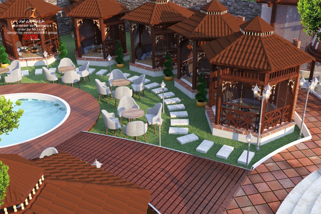 باغ رستوران ساحل، طراحی و معماری شرکت ایوان